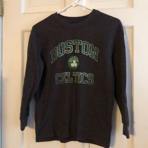 Boston Celtics thermal long sleeve youth shirt
